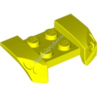 Деталь Лего Автомобильное Крыло 2 х 4 С Выдавленными Фарами Цвет Неоново-Желтый