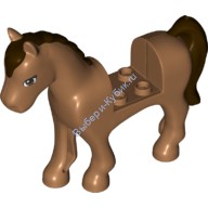 Деталь Лего Лошадь Цвет Карамельный