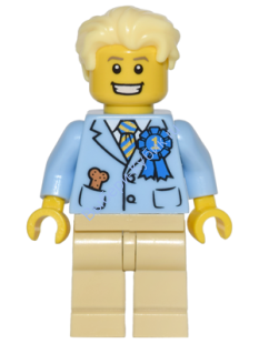 Минифигурка Лего - Dog Show Winner, Series 16 (Только минифигурка без подставки и аксессуаров)