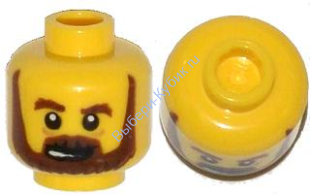 Деталь Лего Голова  Цвет Желтый