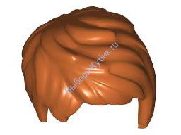 Деталь Лего Волосы Минифигурки Цвет Темно-Оранжевый