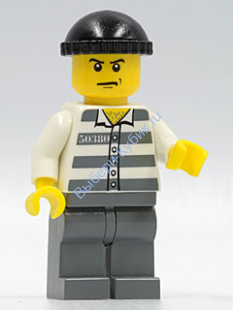 Минифигурка Лего  Сити - Заключенный 50380 cty0100