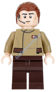 Минифигурка Лего Звездные Войны -  Resistance Officer - Headset sw0699