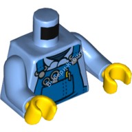 Деталь Лего Торс С Рисунком Цвет Голубой