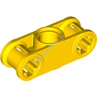 Деталь Лего Техник Коннектор Перпендикулярный 3L Для Пина Цвет Желтый
