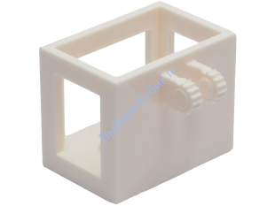 Деталь Лего Корзина Крана / Лифта 2 х 3 х 2 С Блокирующимися Шарнирами Цвет Белый