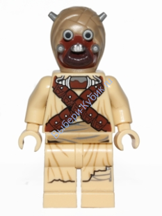 Минифигурка Лего Звездные Войны  - Тускен Рейдер - Шипы в виде голов sw0620