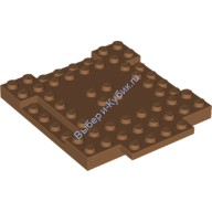 Деталь Лего Кубик Модифицированный 8 х 8 С 1 х 4 Выемкой И С 1 х 4 Пластиной Цвет Карамельный
