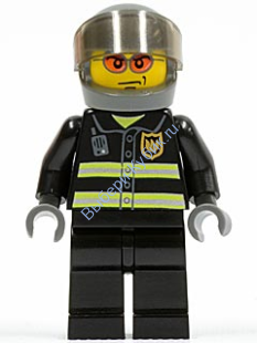 Минифигурка Лего Сити -  Мужчина-Пожарный cty0003