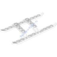 Деталь Лего Посадочные Лыжи Для Вертолета 12 х 6 Цвет Белый