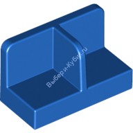 Деталь Лего Панель 1 х 2 х 1 С Закругленными Углами И Разделителем В Центре Цвет Синий