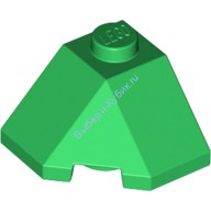 Деталь Лего Клин 2 х 2 (Скос 45 Угол) Цвет Зеленый