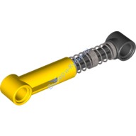 Деталь Лего Техник Амортизатор 6.5L Плотная Намотка в Центре - Жесткость Высокая Цвет Желтый