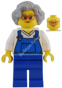 Минифигурка Лего Ниндзяго Продавец Женщина