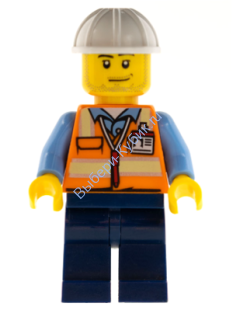 Минифигурка Лего Сити - Инженер