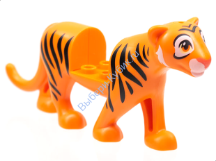 Деталь Лего Тигр Цвет Оранжевый