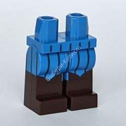 Деталь Лего Ноги С Рисунком Цвет Синий