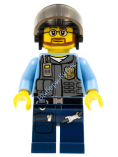Минифигурка Лего Сити -   Полиция cty0378