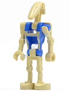 Минифигурка Лего Звездные Войны -   Дроид с синим торсом 