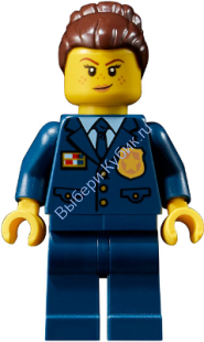 Минифигурка Лего - Сотрудник полиции, Женщина  twn406