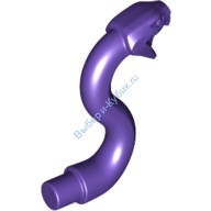 Деталь Лего Голова Змеи С Открытым Ртом Цвет Темно-Фиолетовый