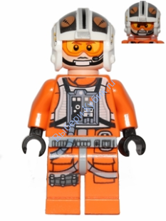 Минифигурка Лего Звездные Войны -   Пилот X-wing