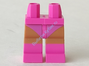 Деталь Лего Ноги  Цвет Темно- Розовый