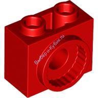 Деталь Лего Техник Кубик Модифицированный 1 x 2 x 1 1/3 Цвет Красный