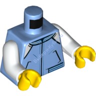 Деталь Лего Торс С Рисунком Цвет Голубой