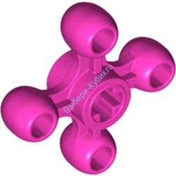 Деталь Лего Техник Кноб Колесо Цвет Темно-Розовый