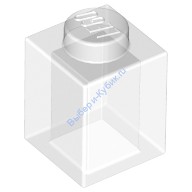 Деталь Лего Кубик 1 х 1 Цвет Прозрачный