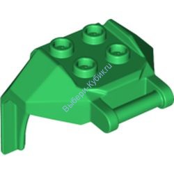 Деталь Лего Броня Для Большого Робота С Ручкой Цвет Зеленый