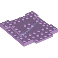 Деталь Лего Кубик Модифицированный 8 х 8 С 1 х 4 Выемкой И С 1 х 4 Пластиной Цвет Лавандовый