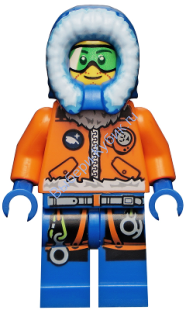 Минифигурка Лего Сити- Исследователь Арктики