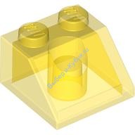 Деталь Лего Скос 45 2 х 2 Цвет Прозрачно-Желтый