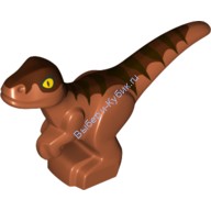 Деталь Лего Динозавр Детеныш Цвет Темно-Оранжевый