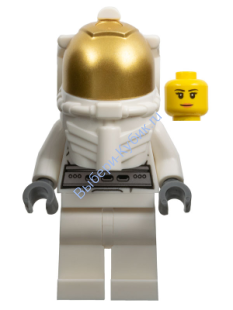 Минифигурка Лего Сити -   Астронавт- женщина 