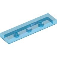 Деталь Лего Плитка 1 х 4 Цвет Прозрачно-Синий