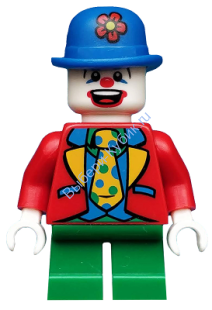Минифигурка Лего Коллекционные -   Клоун, серия 5 (только минифигурка без подставки и аксессуаров) col073