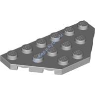 Деталь Лего Пластина Клин 3 х 6 Обрезанные Углы Цвет Светло-Серый