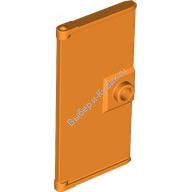 Деталь Лего Дверь 1 х 3 х 5 С Штырьком - Ручкой Цвет Оранжевый
