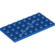 Деталь Лего Пластина 4 х 8 Цвет Синий