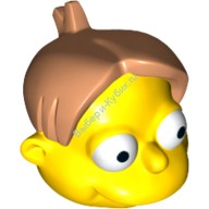 Деталь Лего Голова Модифицированная Симпсоны Цвет Желтый