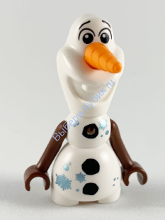 Olaf - Mini Doll Body, Metallic Blue Snowflakes
