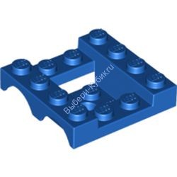 Деталь Лего Автомобильное Крыло 4 х 4 х 1 13 Двойной Цвет Синий