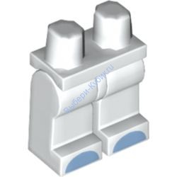 Деталь Лего Ноги С Рисунком Цвет Белый