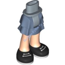 Деталь Лего Мини Долл Ноги С Рисунком Цвет Песочно-Голубой