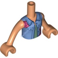 Деталь Лего Торс Мини Долл Френдс С Рисунком Цвет Телесный