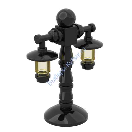 Набор деталей Лего ОТ Выбери Кубик Фонарь Черный