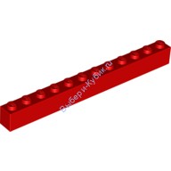 Деталь Лего Кубик 1 х 12 Цвет Красный